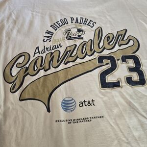 San Diego Padres Adrian Gonzalez Long Sleeve T-Shirt